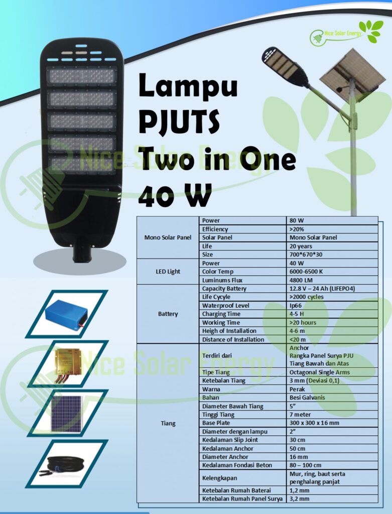 two in one 40 w (5 garis)